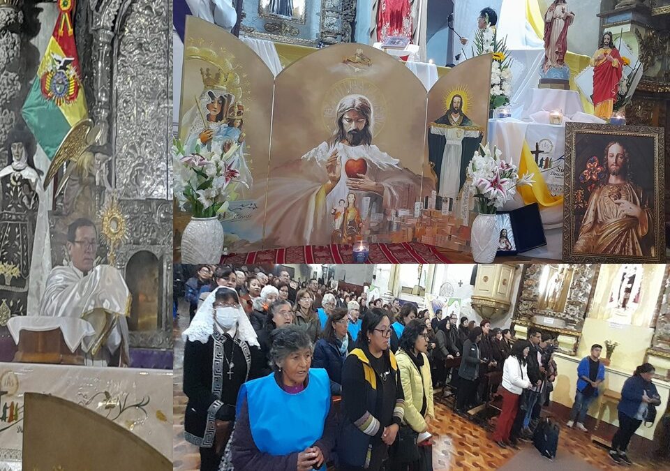 Arquidiócesis de La Paz en Oración, adoración y consagración al Corazón de Jesús